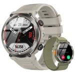 Blackview w50 pro montre connecte bluetooth 960mah anti - chute1. 45 smartwatch avec lampe de poche ...