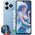 Blackview wave 9c t�l�phone portable 6. 56 12go + 64go 5000mah android 15 smartphone dual sim bleu avec ...