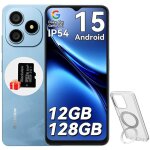 Blackview wave 9c - smartphone 656 android 15 12go (4 + 8) ram 128go 5000mah 13 + 8mp dual sim bleu