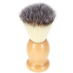 Blaireau de rasage pour hommes meilleur outil de rasage en poils de blaireau avec manche en bois label ...