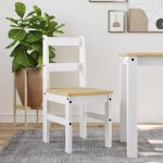 (blanc)lot de 2 chaises de cuisine - signor - jusqu� 120 kg panama blanc bois massif de pin - dint�rieur ...