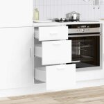 Blanc meuble bas de cuisine - mango - colonne cuisine - lyon blanc 40x46x815 cm bois ding�nierie fr1049 ...