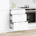 Blanc meuble bas de cuisine - mango - colonne cuisine - lyon en bois ding�nierie blanc fr1064