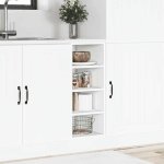 Blanc meuble bas de cuisine - mango - colonne cuisine - riga blanc 30x445x815�cm bois ding�nierie fr1031 ...