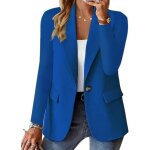 Blazers femme chic et �l�gant veste couleur unie bouton pour bureau travail soir�es d�contract�es tailleur ...