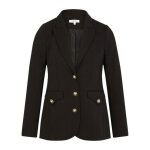 Blazer femme morgan avec manches longues et col tailleur noir
