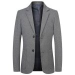 Blazer homme veste de costume regular fit mi - saison casual veste elgant deux boutons pour mariage ...