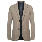 Blazer homme veste de costume regular fit mi - saison casual veste elgant deux boutons pour mariage ...