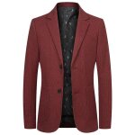 Blazer homme veste de costume regular fit mi - saison casual veste elgant deux boutons pour mariage ...
