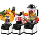 Blender - 9500 w - 15 vitesses - mixeur 3 en 1 - 3l + 1. 5l + 0. 5l - lames en acier inoxydable - vitesse ...