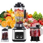 Blender - 9500 w mixeur 3 en 1 - 15 vitesses - 38000 tr / min - 3l + 1. 5l + 0. 5l - lames en acier inoxydable ... Blender - 9500 w mixeur 3 en 1 - 15 vitesses - 38000 tr / min - 3l + 1. 5l + 0. 5l - lames en acier inoxydable ...