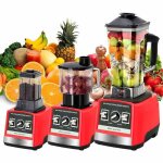 Blender - 9500 w mixeur multifonction 3 en 1 - 15 vitesses - 38000 tr / min - 3l + 1. 5l + 0. 5l - lames ...