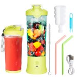 Blender portable 600ml mixeur portable pour smoothies et milk - shakes fresh juice mixer bouteille avec ...