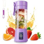 Blender portablemini blender smoothie pour shakes et smoothiesmini mixeur 380ml avec 6 lames en 3dusb ...