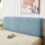 Bleu 150cm50 - 60 housse de t�te de lit protecteur housse de t�te de lit solide conception t�te de lit ...