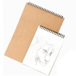 Bloc de dessin carnet de croquis bloc de dessin 30 feuilles bloc de croquis avec reliure spirale