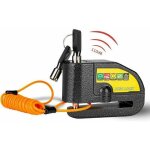 Bloc disque alarme antivol pour moto avec alarme de 110 db 2 cls cble de 15 m sac inclus pour motovloscooter ...