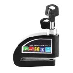 Bloc disque alarme antivol moto - noir - 110db - 89x60x31mm