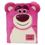 Cahier en peluche - loungefly - toy story lotso - rose - 15x20cm - fille
