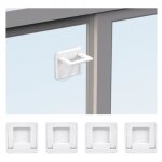 Bloque porte coulissante4pcs fentre verrouillage de scurit enfant avec patin adhsif sans percage ...