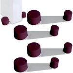 Bloque porte sol 45 o 6 units - bloc porte interieur blanc ou marron - butee de porte adhesive - arret ...