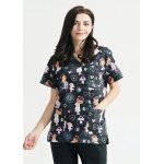 Blouse médicale - noir imprimé cute - m Blouse médicale - noir imprimé cute - m
