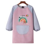 Blouse peinture enfant tablier de peinture pour enfants à manches longues imperméable 5 - 12 ans filles ... Blouse peinture enfant tablier de peinture pour enfants à manches longues imperméable 5 - 12 ans filles ...