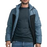 Blouson bleu / noir homme petrol industries padded