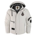 Blouson capuche homme chaud hiver regular fit casual veste epaisse zippee couleur unie pour automne hiver ...