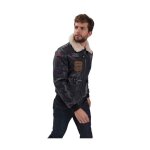 Blouson en cuir homme daytona ref 29734 noir