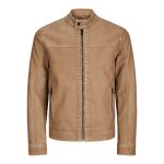 Blouson cuir jack & jones warner