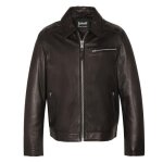 Blouson cuir marron homme schott mens candreas