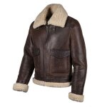 Blouson cuir moto helstons bombardier thunder