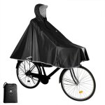 Poncho imperm�able v�lo anyoo ay - poncho - bike noir - compact r�fl�chissant
