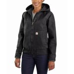Blouson femme carhartt washed duck active jacket noir t. m - 104053 - blk - m Blouson femme carhartt washed duck active jacket noir t. m - 104053 - blk - m
