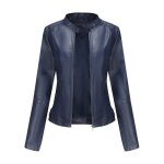 Blouson femmes en cuir pu bombers aviateur moto simili cuir biker zippé chaud casual xh648 bleu marine ... Blouson femmes en cuir pu bombers aviateur moto simili cuir biker zippé chaud casual xh648 bleu marine ...