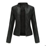 Blouson femmes en cuir pu bombers aviateur moto simili cuir biker zippé chaud casual xh648 noir Blouson femmes en cuir pu bombers aviateur moto simili cuir biker zippé chaud casual xh648 noir