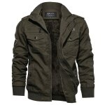 Blouson homme bomber homme veste homme militaire aviateur coupe - vent homme cargo veste casual vert ...