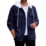 Blouson homme  capuche dhiver veste homme automne sweat homme chaude leger casual regular fit avec multipoche ...