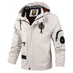 Blouson homme à capuche pour printemps et automne casual veste zippee mi saison multi poches couleur ... Blouson homme à capuche pour printemps et automne casual veste zippee mi saison multi poches couleur ...