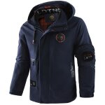 Blouson homme à capuche pour printemps et automne casual veste zippee mi saison multi poches couleur ... Blouson homme à capuche pour printemps et automne casual veste zippee mi saison multi poches couleur ...