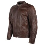 Blouson moto certifié aerosun motoblouz homme dark cognac Blouson moto certifié aerosun motoblouz homme dark cognac