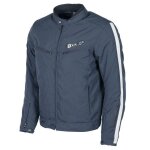 Blouson moto certifi d63 tex motoblouz homme navy / light gris
