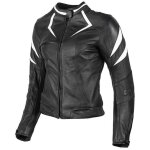 Blouson moto certifi diva racer motoblouz femme noir / blanc