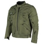 Blouson moto certifi� d - jacket motoblouz homme kaki
