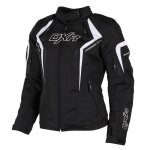 Blouson moto certifi julia motoblouz femme noir / blanc