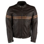 Blouson moto certifi legend motoblouz homme dark marron