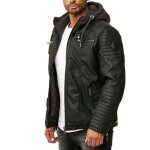 Blouson de moto - veste de moto redbridge - m6013h - pour homme cuir synthetique veste de transition Blouson de moto - veste de moto redbridge - m6013h - pour homme cuir synthetique veste de transition