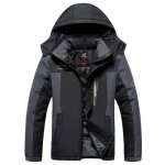 Blouson de ski homme imperméable doublé polaire hiver alpinisme - marque noir noir#m Blouson de ski homme imperméable doublé polaire hiver alpinisme - marque noir noir#m