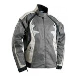 Blouson veste grise moto trap pour motard moto enduro tt terrain cross neuf